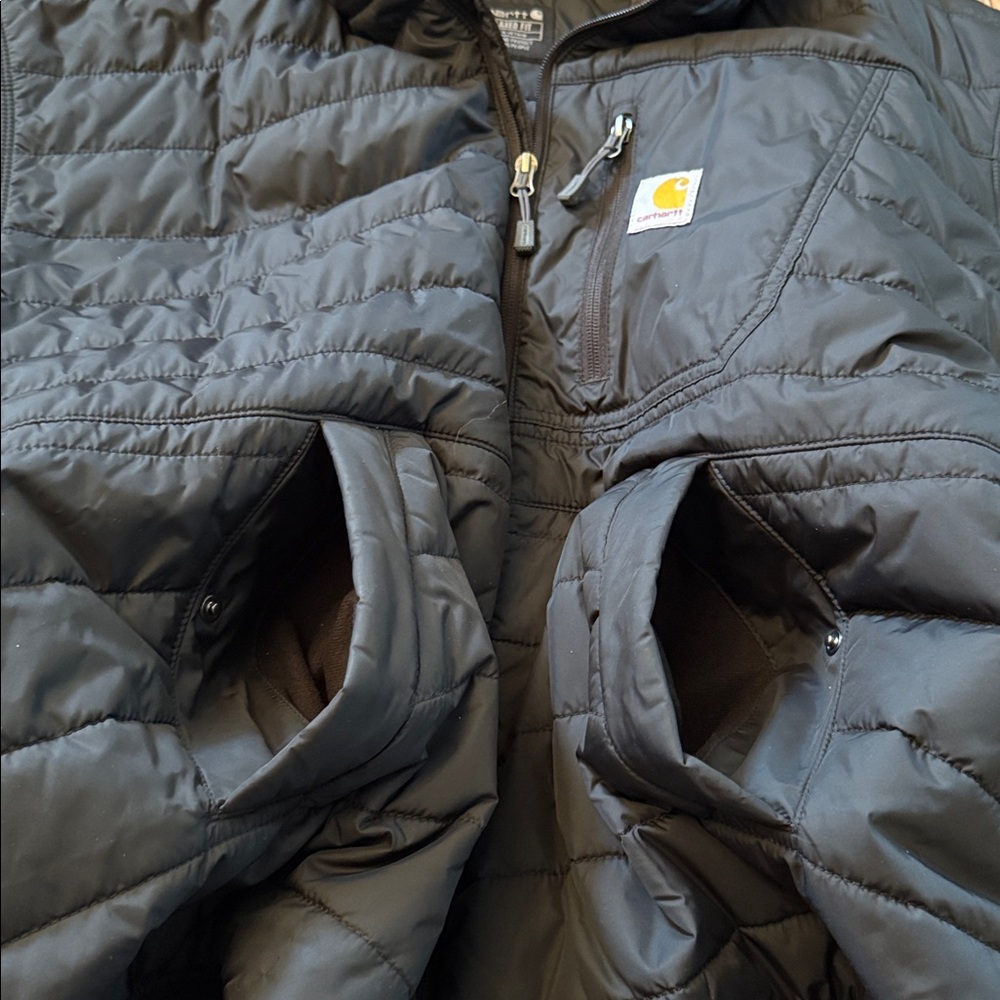 NWOT Carhartt Rain Defender Hooded Jacket - Picture 6 of 14